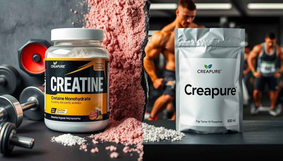 Diferença entre creatina monohidratada e Creapure