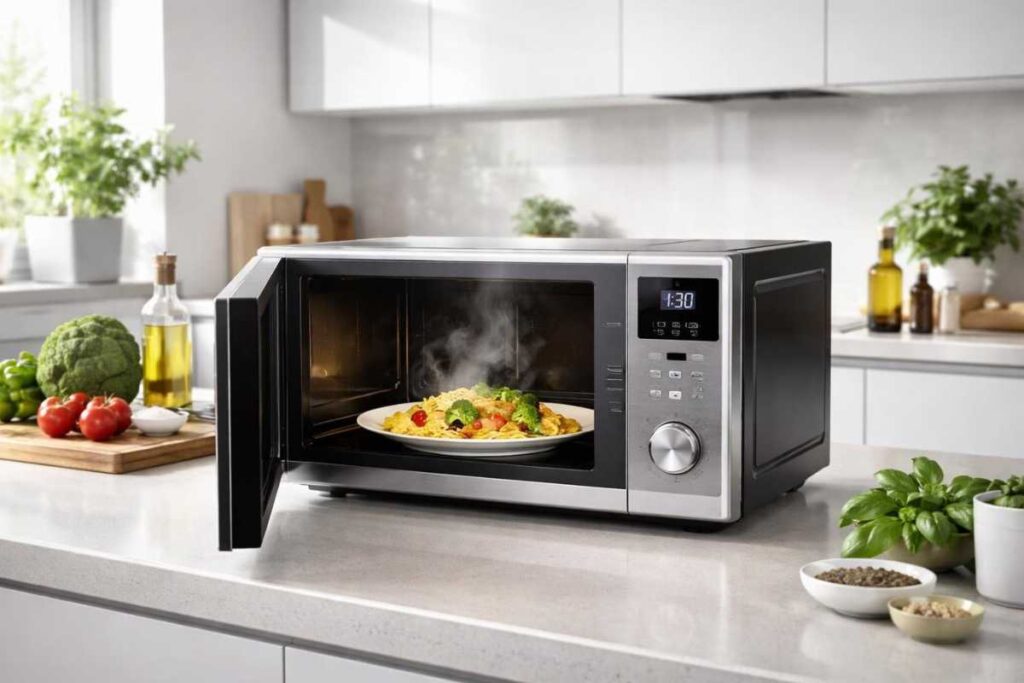 Microondas 30 litros: espaço e agilidade para preparar refeições rápidas Microondas 30 litros: espaço e agilidade para preparar refeições rápidas
